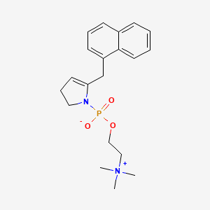 Choline, inner salt, (2-(1-naphthylmethyl)-2-pyrrolin-1-yl)phosphonate