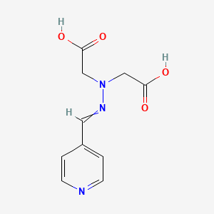 2,2'-{2-[(Pyridin-4-yl)methylidene]hydrazine-1,1-diyl}diacetic acid