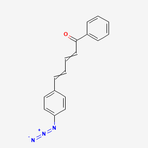 5-(4-Azidophenyl)-1-phenylpenta-2,4-dien-1-one