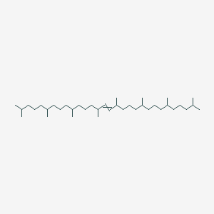 molecular formula C38H76 B14342315 2,6,10,14,17,21,25,29-Octamethyltriacont-15-ene CAS No. 105373-76-0