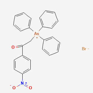 [2-(4-Nitrophenyl)-2-oxoethyl](triphenyl)arsanium bromide