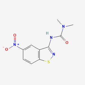 1,1-Dimethyl-3-(5-nitro-1,2-benzothiazol-3-yl)urea