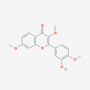 2-(3-Hydroxy-4-methoxyphenyl)-3,7-dimethoxy-4H-chromen-4-one