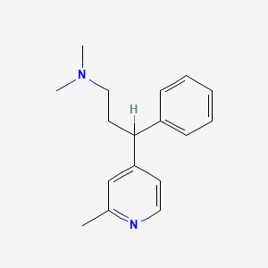 4-(alpha-(2-(Dimethylamino)ethyl)benzyl)-2-picoline