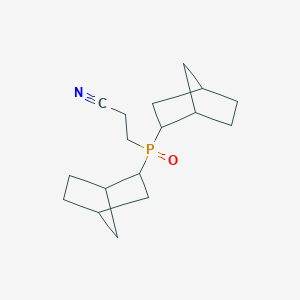 3-[Di(bicyclo[2.2.1]heptan-2-yl)phosphoryl]propanenitrile