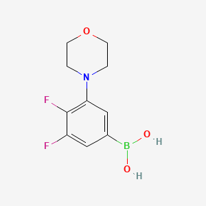 molecular formula C10H12BF2NO3 B1434242 (3,4-Difluoro-5-morpholinophenyl)boronic acid CAS No. 1704067-18-4
