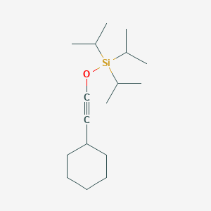 [(Cyclohexylethynyl)oxy]tri(propan-2-yl)silane