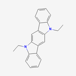 Indolo(3,2-b)carbazole, 5,11-diethyl-5,11-dihydro-