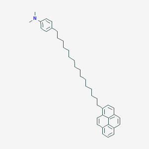 N,N-Dimethyl-4-[16-(pyren-1-YL)hexadecyl]aniline