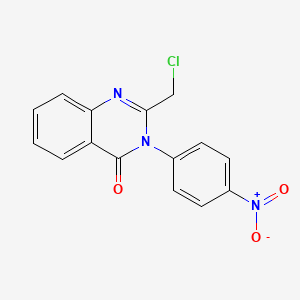 2-(Chloromethyl)-3-(4-nitrophenyl)quinazolin-4(3H)-one