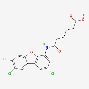 6-Oxo-6-((2,7,8-trichlorodibenzo[b,d]furan-4-yl)amino)hexanoic acid