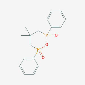 4,4-Dimethyl-2,6-diphenyl-1,2lambda~5~,6lambda~5~-oxadiphosphinane-2,6-dione