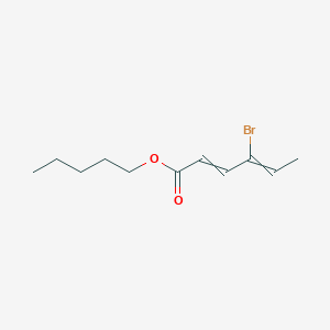 Pentyl 4-bromohexa-2,4-dienoate