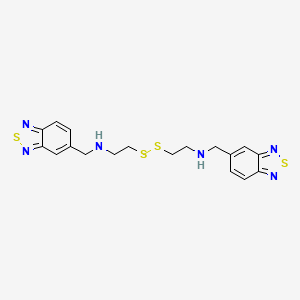 2,1,3-Benzothia(S(sup IV))diazole-5-methylamine, N,N'-dithiobis(ethylene)bis-