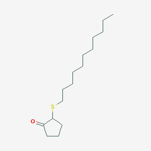 2-(Undecylsulfanyl)cyclopentan-1-one