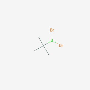 molecular formula C4H9BBr2 B14342542 Dibromo(tert-butyl)borane CAS No. 106192-86-3