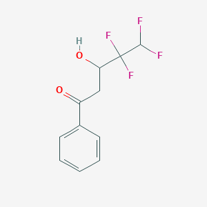 4,4,5,5-Tetrafluoro-3-hydroxy-1-phenylpentan-1-one