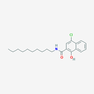 4-Chloro-N-decyl-1-hydroxynaphthalene-2-carboxamide