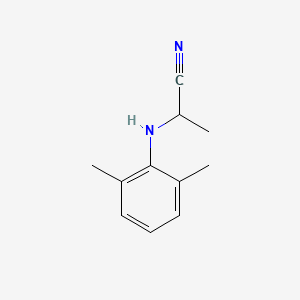 2-(2,6-Dimethylanilino)propanenitrile