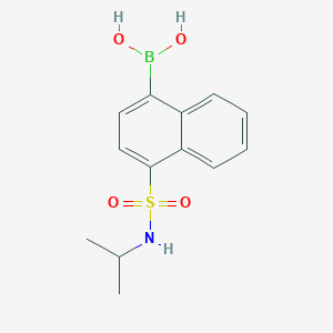 molecular formula C13H16BNO4S B1434278 (4-(N-isopropylsulfamoyl)naphthalen-1-yl)boronic acid CAS No. 1704120-94-4