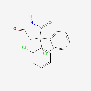 3,3-Bis(2-chlorophenyl)pyrrolidine-2,5-dione