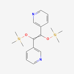 3,3'-(2,2,7,7-Tetramethyl-3,6-dioxa-2,7-disilaoct-4-ene-4,5-diyl)dipyridine