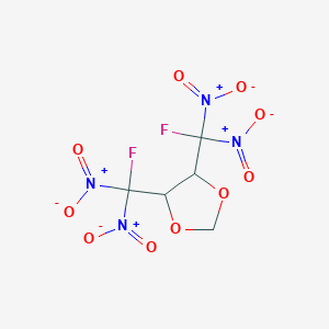 4,5-Bis[fluoro(dinitro)methyl]-1,3-dioxolane