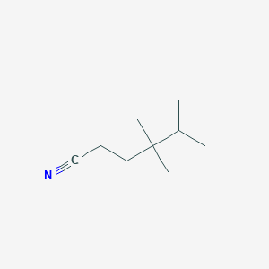 4,4,5-Trimethylhexanenitrile