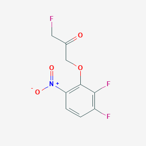 1-(2,3-Difluoro-6-nitrophenoxy)-3-fluoropropan-2-one