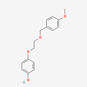 4-{2-[(4-Methoxyphenyl)methoxy]ethoxy}phenol