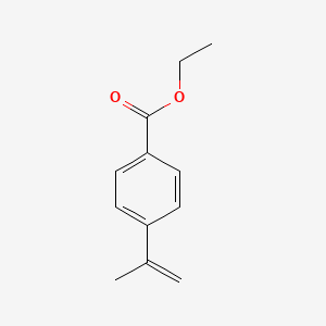 molecular formula C12H14O2 B14342974 Benzoic acid, 4-(1-methylethenyl)-, ethyl ester CAS No. 92722-80-0