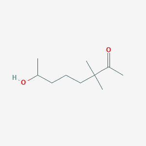 7-Hydroxy-3,3-dimethyloctan-2-one