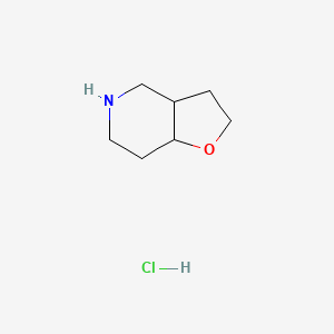molecular formula C7H14ClNO B1434315 Octahydrofuro[3,2-c]pyridine hydrochloride CAS No. 1360363-68-3