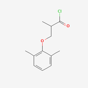 3-(2,6-Dimethylphenoxy)-2-methylpropanoyl chloride