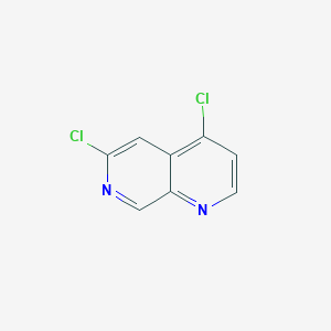 molecular formula C8H4Cl2N2 B1434322 4,6-二氯-1,7-萘啶 CAS No. 1301714-24-8