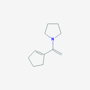 1-[1-(Cyclopent-1-en-1-yl)ethenyl]pyrrolidine