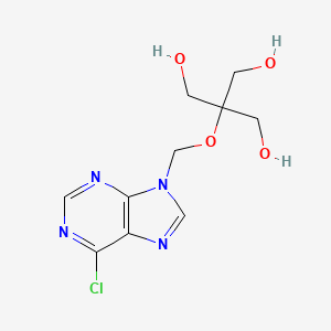 2-[(6-Chloro-9H-purin-9-yl)methoxy]-2-(hydroxymethyl)propane-1,3-diol