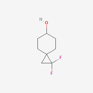 molecular formula C8H12F2O B1434337 1,1-Difluorospiro[2.5]octan-6-ol CAS No. 1781334-37-9