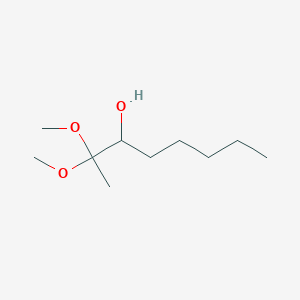 2,2-Dimethoxyoctan-3-OL