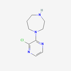 B1434393 1-(3-Chloropyrazin-2-yl)-1,4-diazepane CAS No. 1936338-34-9