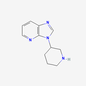 B1434417 3-(piperidin-3-yl)-3H-imidazo[4,5-b]pyridine CAS No. 1895682-17-3