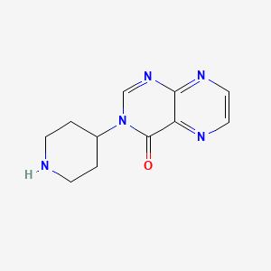 B1434430 3-(piperidin-4-yl)pteridin-4(3H)-one CAS No. 1955516-31-0