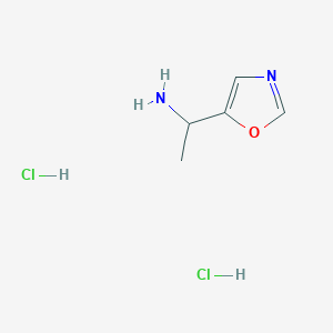 B1434433 [1-(1,3-Oxazol-5-yl)ethyl]amine CAS No. 2098098-64-5