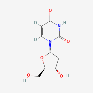 molecular formula C9H12N2O5 B1434436 2'-脱氧尿苷-5,6-D2 CAS No. 40632-23-3