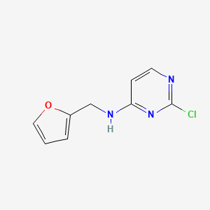 2-Chloro-N-[(furan-2-yl)methyl]pyrimidin-4-amine