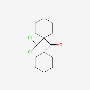 14,14-Dichlorodispiro[5.1.5~8~.1~6~]tetradecan-7-one