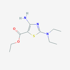 B1434441 Ethyl 4-amino-2-(diethylamino)thiazole-5-carboxylate CAS No. 1601246-24-5