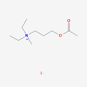 3-(Acetyloxy)-N,N-diethyl-N-methylpropan-1-aminium iodide