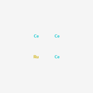 molecular formula Ce3Ru B14344509 Cerium;ruthenium CAS No. 93746-16-8