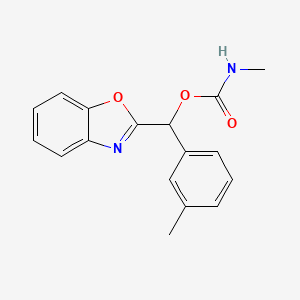 (1,3-Benzoxazol-2-yl)(3-methylphenyl)methyl N-methylcarbamate